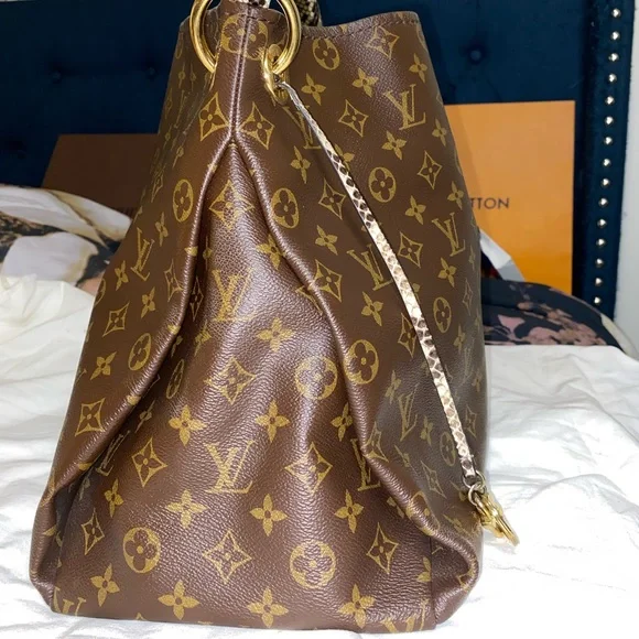 🦄✨RARE Louis Vuitton Artsy MM Python handle Exotique - Picture 7 of 16